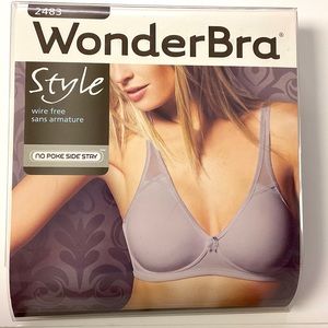 NWT WonderBra 2483 Taupe Wire Free No Poke Side Stay Bra‎ 40C